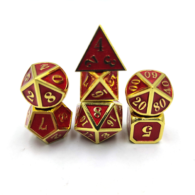 DND RPG Mini Metal Dice Running Group Game Для настольных игр с несколькими лицами