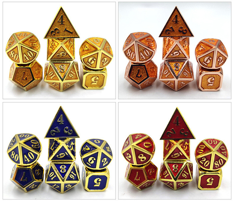 DND RPG Mini Metal Dice Running Group Game Для настольных игр с несколькими лицами