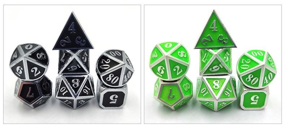 DND RPG Mini Metal Dice Running Group Game Для настольных игр с несколькими лицами