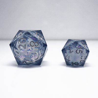 Один секинированный жидкий поток песка смолой кости# Dnd#Rpg#Coc гладкий край