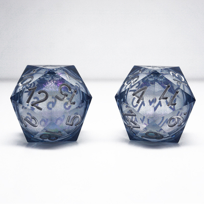 Один секинированный жидкий поток песка смолой кости# Dnd#Rpg#Coc гладкий край