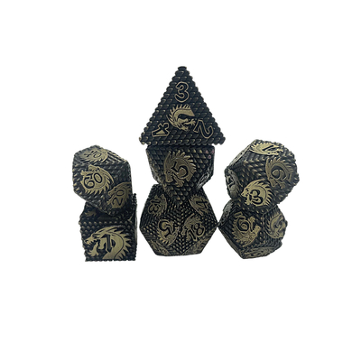 Фолк-Скалы Металлические кости Мульти-Нудле настольный игровой набор#Dnd#Rpg#Coc