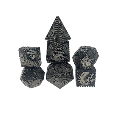 Фолк-Скалы Металлические кости Мульти-Нудле настольный игровой набор#Dnd#Rpg#Coc