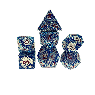 Фолк-Скалы Металлические кости Мульти-Нудле настольный игровой набор#Dnd#Rpg#Coc