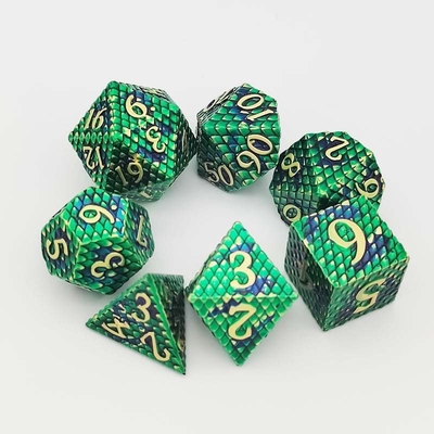Python Texture Metal Dice Set Multi-Face Desktop Game#Dnd#Coc Игра на рабочем столе с множественными лицами