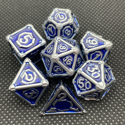 Металлическая многолинейная игра в кости Dnd Rpg Coc