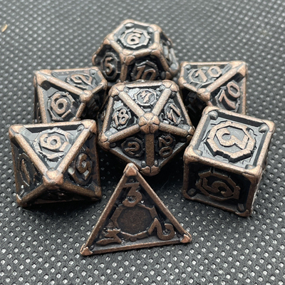 Металлическая многолинейная игра в кости Dnd Rpg Coc