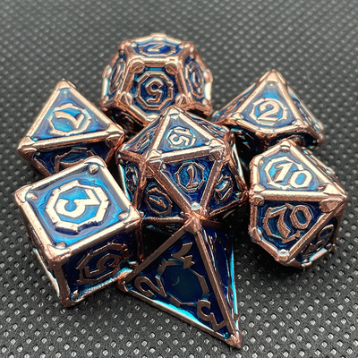 Металлическая многолинейная игра в кости Dnd Rpg Coc