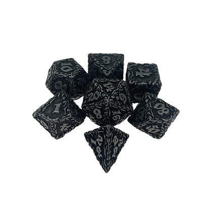 White Tree Vine Metal Multi Face Dice Set Настольная игра #Dnd#Rpg#Coc