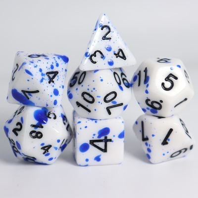 Граффити Фантом цвета смолы настольная игра в кости набор DND кости