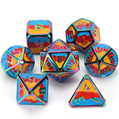 Специализированные металлические и пластиковые кости D20 игра D &amp; D многогранные кости DND набор RPG кости