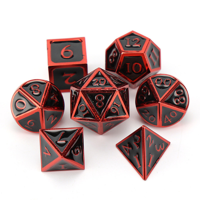Специализированная металлическая твердая кость D20 игра D &amp; D многогранная кость DND набор костей RPG