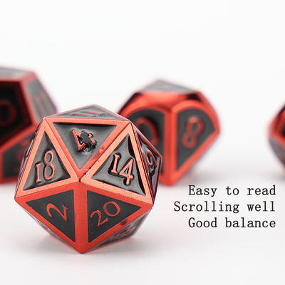 Специализированная металлическая твердая кость D20 игра D &amp; D многогранная кость DND набор костей RPG