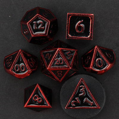 Специализированная металлическая твердая кость D20 игра D &amp; D многогранная кость DND набор костей RPG