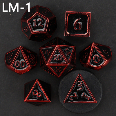Специализированная металлическая твердая кость D20 игра D &amp; D многогранная кость DND набор костей RPG