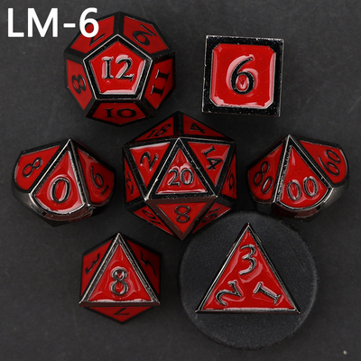 Специализированная металлическая твердая кость D20 игра D &amp; D многогранная кость DND набор костей RPG