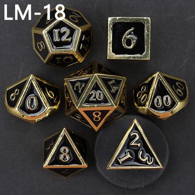 Специализированная металлическая твердая кость D20 игра D &amp; D многогранная кость DND набор костей RPG