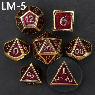 Специализированная металлическая твердая кость D20 игра D &amp; D многогранная кость DND набор костей RPG
