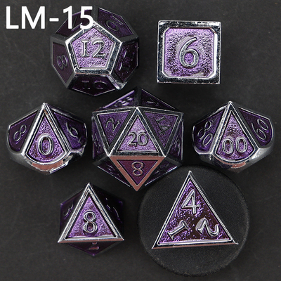Специализированная металлическая твердая кость D20 игра D &amp; D многогранная кость DND набор костей RPG