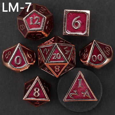 Специализированная металлическая твердая кость D20 игра D &amp; D многогранная кость DND набор костей RPG