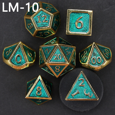 Специализированная металлическая твердая кость D20 игра D &amp; D многогранная кость DND набор костей RPG