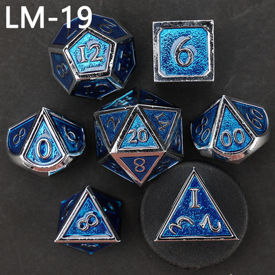Специализированная металлическая твердая кость D20 игра D &amp; D многогранная кость DND набор костей RPG