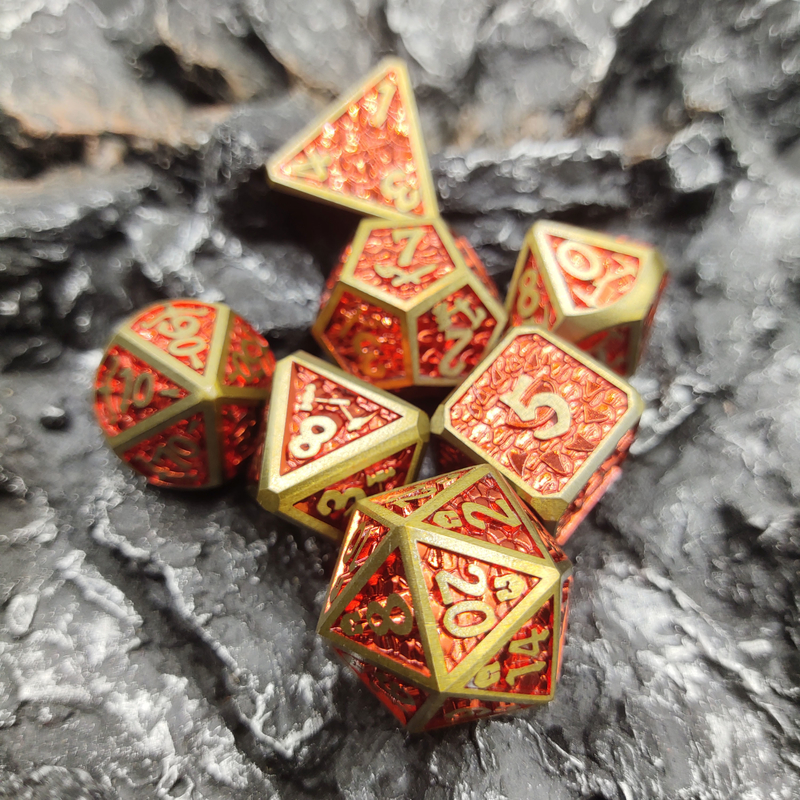 Волшебство роскошь кости DND RPG сбора мини для металла игры семьи Polyhedral