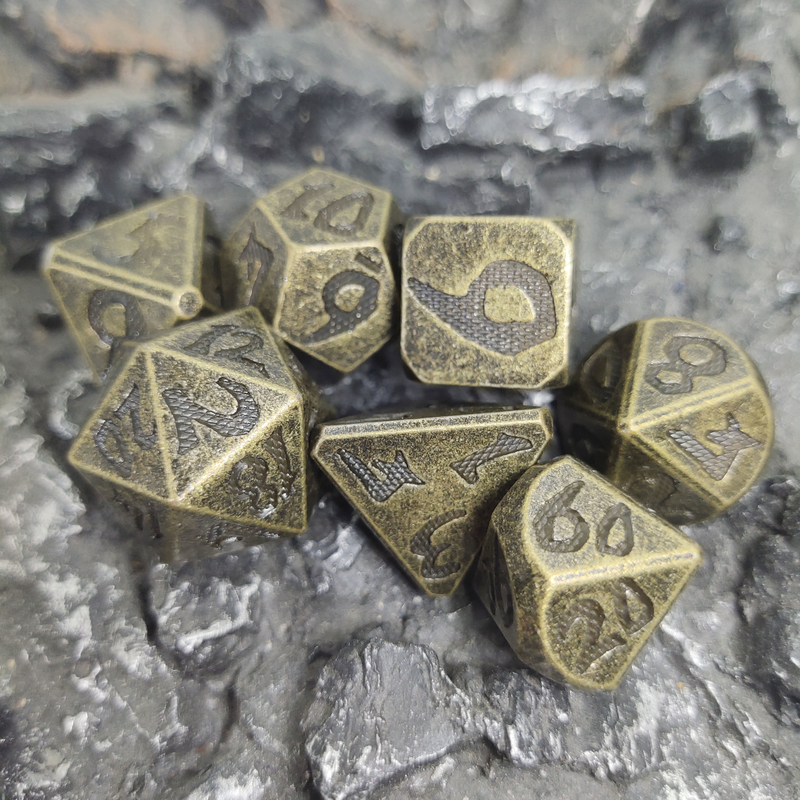 Кость покрасила Polyhedral наборы руководство меля практически универсальный устойчивый диез окаимилось
