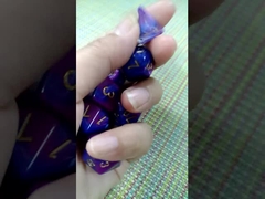 Мраморный рисунок полицветной смолы кости набор#rpg#dnd#coc